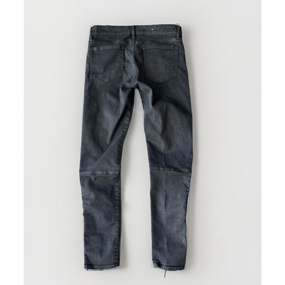 Polo Ralph Lauren Black Corset Ankle Jeans Size 28 Slim Skinny - Picture 2 of 7